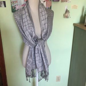 Silver scarf